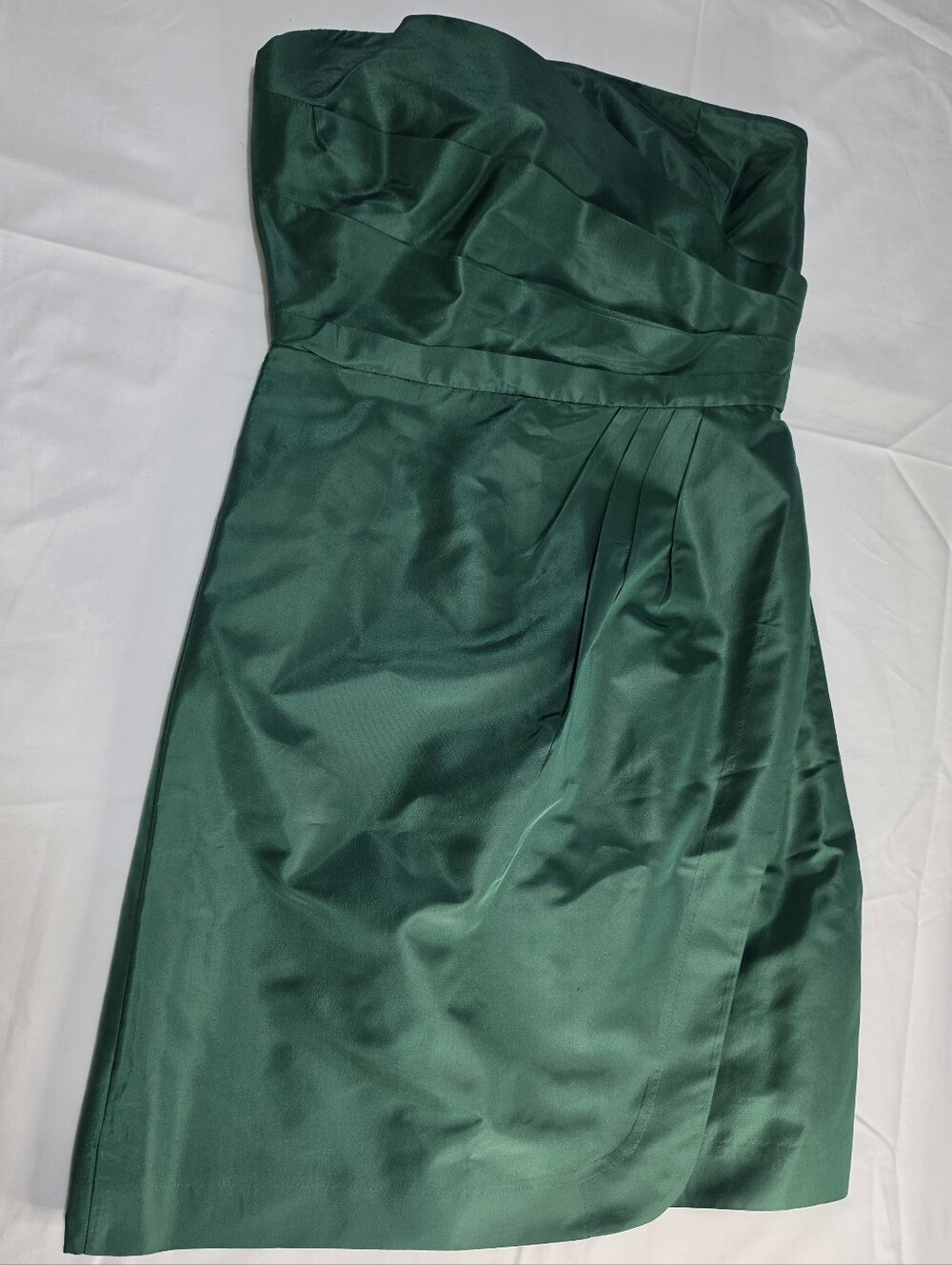 J.Crew Emerald Green Satin Top